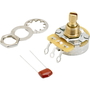 Fender 250K No-Load Split Shaft Potentiometer (Vol. or Tone) - 1