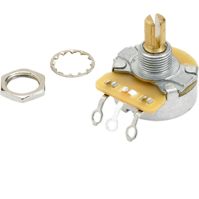 Fender Pure Vintage 250K Split Shaft Potentiometer with Mounting Hardware - 1