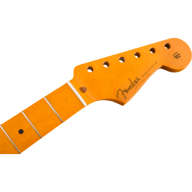 Fender Classic Series '50s Stratocaster Neck, Lacquer Finish, 21 Vintage Frets, Soft "V" Shape, Maple Fingerboard - 3