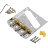 Fender 3-Saddle American Vintage "Hot Rod" Telecaster Bridge Assembly with Compensated Brass Saddles, Nickel - 2