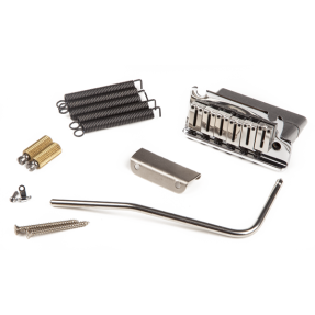 Fender American Deluxe Stratocaster Bridge Assembly ('86-Present), Polished Steel - 1