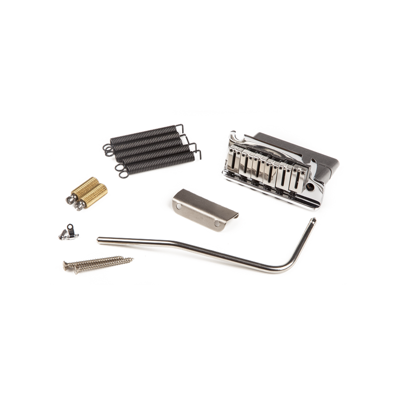 Fender American Deluxe Stratocaster Bridge Assembly ('86-Present), Polished Steel - 1