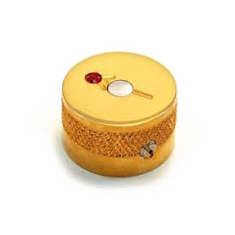 Gretsch Knob, Most Gretsch Models, Arrow with Jewel, Gold (4) - 1