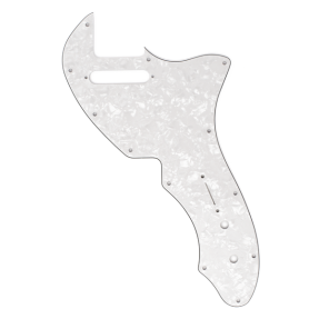 Fender Pickguard, '69 Tele Thinline, 12-Hole Mount, White Pearl, 4-Ply - 1