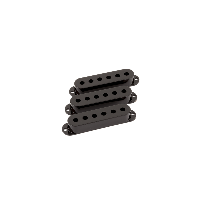 Fender Pickup Covers, Stratocaster Black (3) - 1