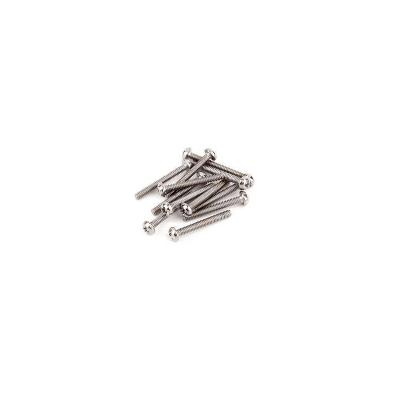 Fender Humbucking Pickup Mounting Screws, Machine 3-48 x 13/16" Philips (12) - 1