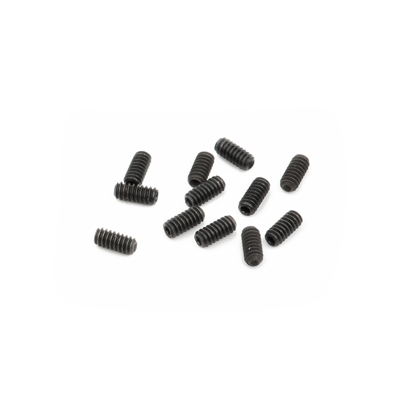 Fender American Series Guitar Bridge Saddle Height Adjustment Screws (1/4"), Black (12) - 1