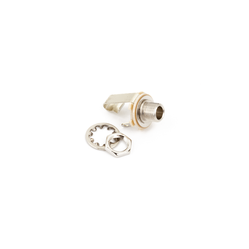 Fender 1/4" 2-Conductor Guitar Output Jack with Mounting Hardware - 1