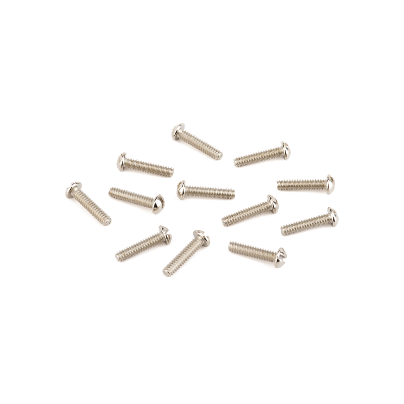Fender Pure Vintage Slotted Telecaster Bridge Pickup Mounting Screws, Nickel (12) - 1