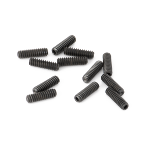 Fender American Deluxe/American Series Tele Saddle Height Adjustment Screws, Short, 4-40 X 3/8" Hex, Black (12) - 1
