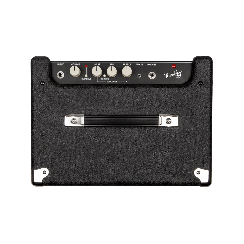 Fender Rumble 25 (V3), 230V EUR, Black/Silver - 6