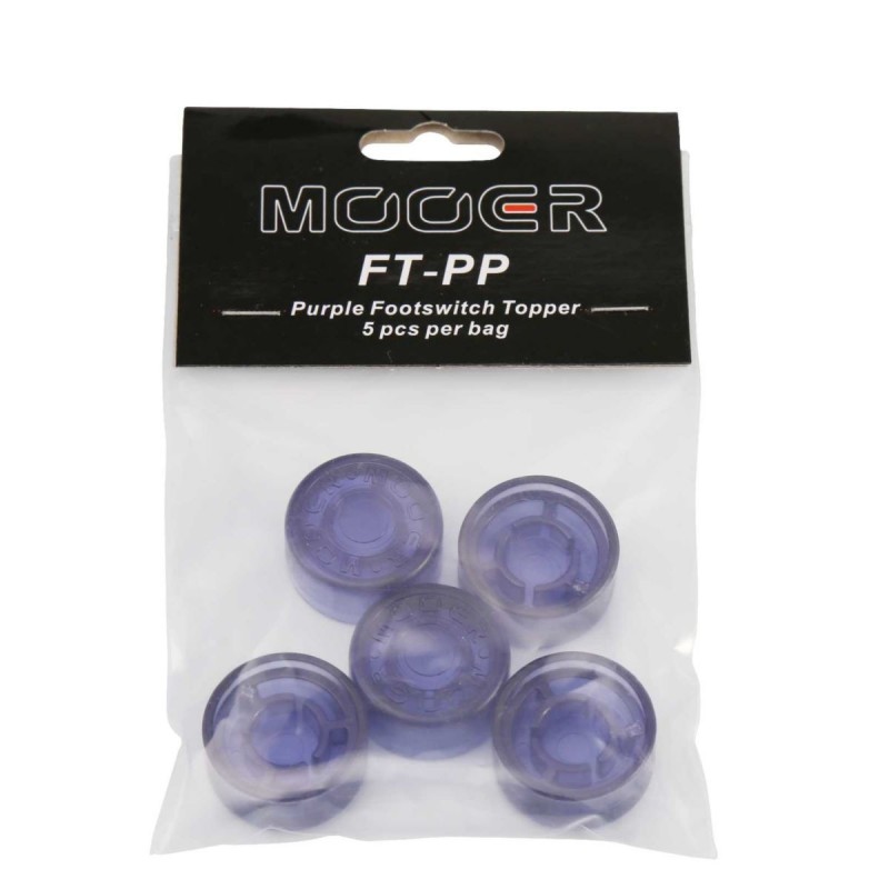 Mooer Candy Footswitch Topper, purple, 5 pcs. - 1