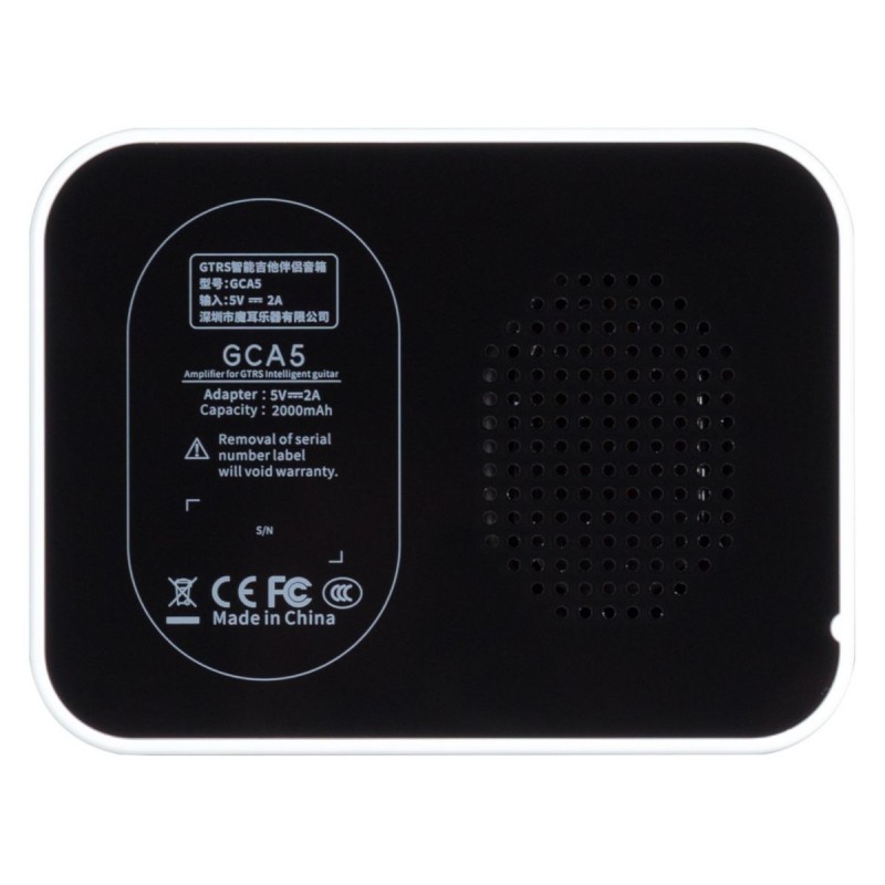 Mooer GTRS Guitars PTNR Mini Bluetooth Amplifier (GCA5), 5 Watt - White - 4