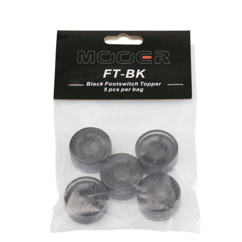 Mooer Candy Footswitch Topper, black, 5 pcs. - 1