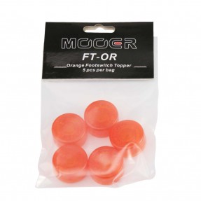 Mooer Candy Footswitch Topper, orange, 5 pcs. - 1