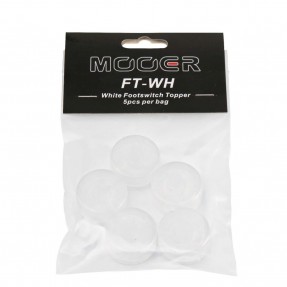 Mooer Candy Footswitch Topper, white, 5 pcs. - 1
