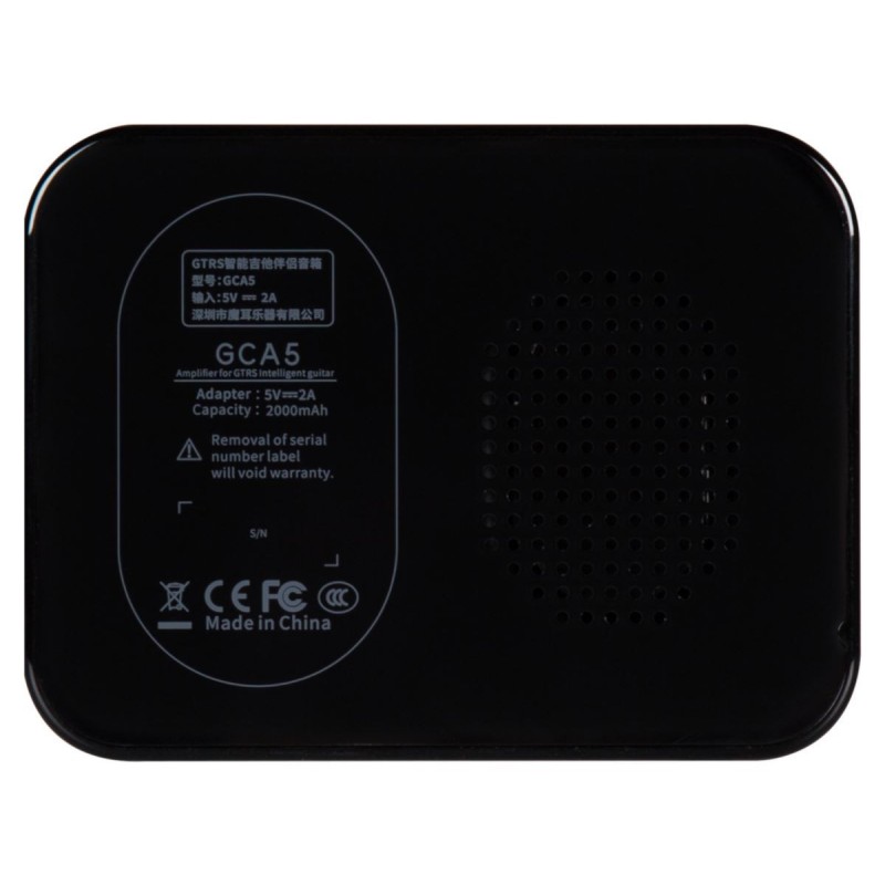 Mooer GTRS Guitars PTNR Mini Bluetooth Amplifier (GCA5), 5 Watt - Black - 4