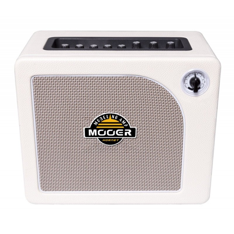 Mooer Hornet White 30W - 30 Watt Modeling Guitar Amplifier - White - 1