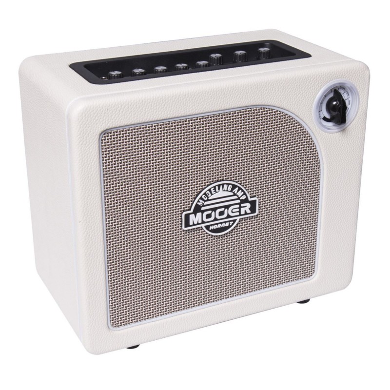 Mooer Hornet White 15W - 15 Watt Modeling Guitar Amplifier - White - 2
