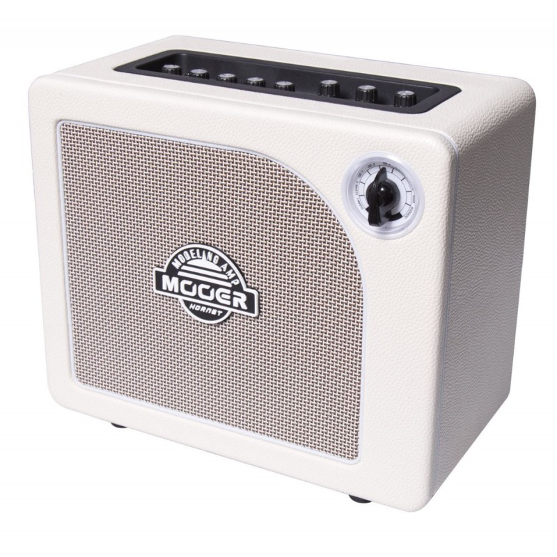 Mooer Hornet White 15W - 15 Watt Modeling Guitar Amplifier - White - 3
