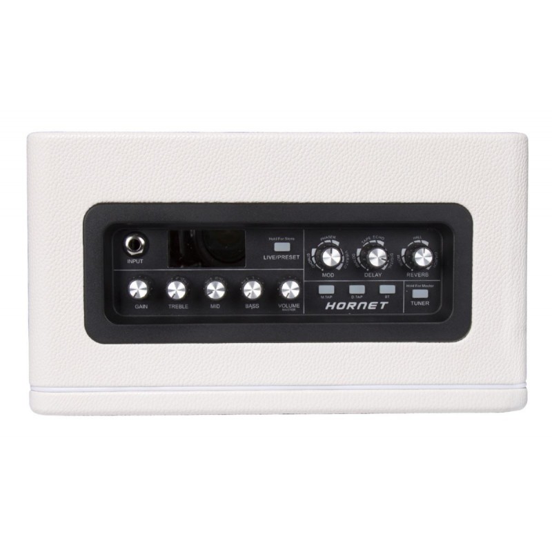 Mooer Hornet White 15W - 15 Watt Modeling Guitar Amplifier - White - 5