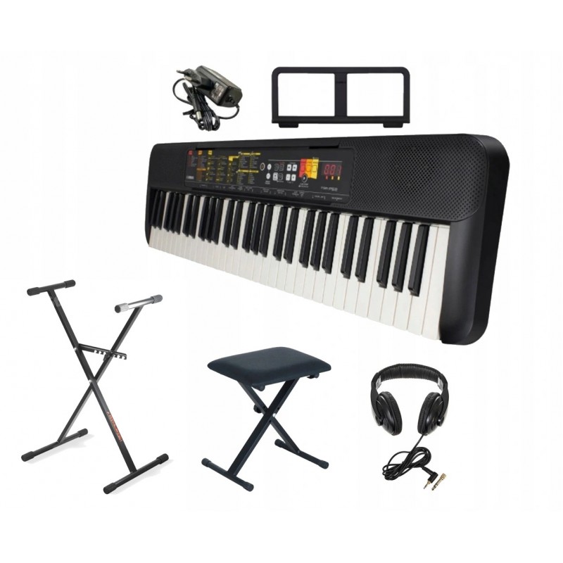 Keyboard Yamaha Psr-F52 +Statyw +Ława +Słuchawki 001 - 1