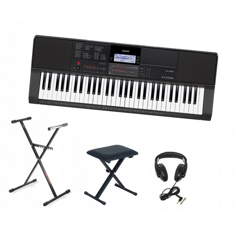 Keyboard Casio Ct-X700 +Statyw +Ława +Słuchawki 003 - 1