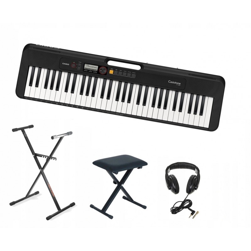 Keyboard Casio Ct-S200 Bk +Statyw +Ława +Słuchawki 007 - 1
