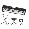 Keyboard Casio Ct-S200 Bk +Statyw +Ława +Słuchawki 007 - 1