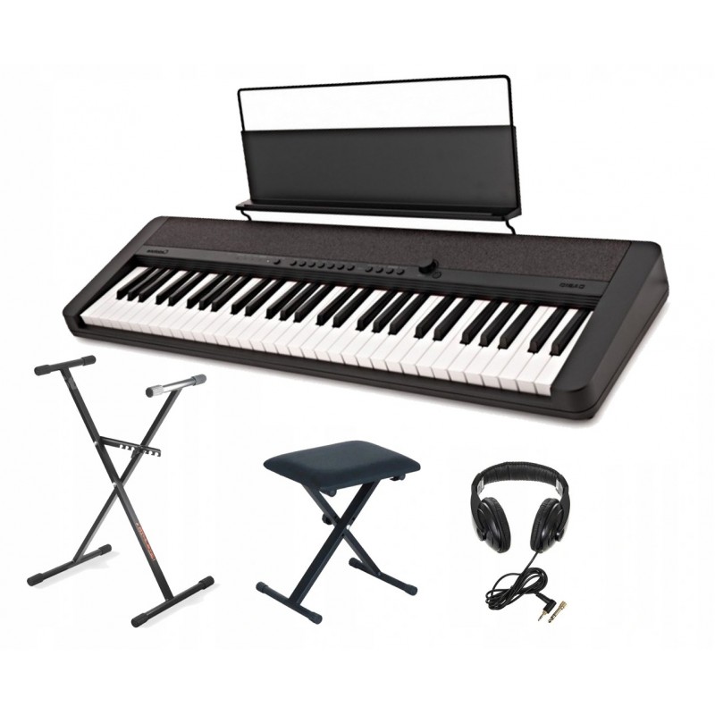 Keyboard Casio Ct-S1 Bk +Statyw +Ława +Słuchawki 010 - 1