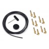 RockBoard PatchWorks Solderless Patch Cable Set - 300 cm / 118 7/64 Cable + 10 Plugs - Gold - 1