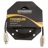 RockBoard Flat XLR Cable, 300 cm / 118 7/64 - 3