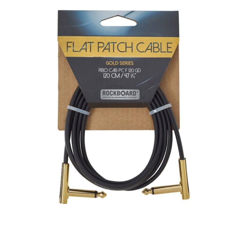 RockBoard GOLD Series Flat Patch Cable, 120 cm / 47 1/4 - 1
