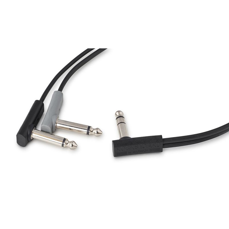 RockBoard Flat Patch Y Splitter Cable, 30 cm / 11 13/16 - 2