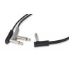RockBoard Flat Patch Y Splitter Cable, 30 cm / 11 13/16 - 2