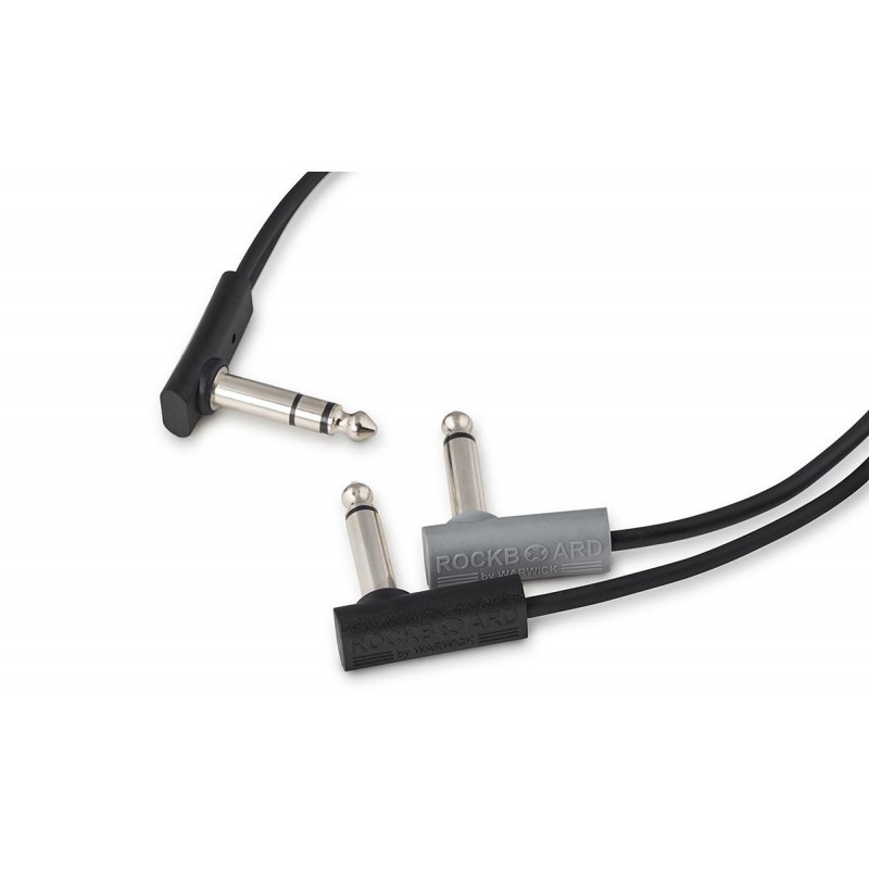 RockBoard Flat Patch Y Splitter Cable, 30 cm / 11 13/16 - 3
