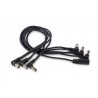 RockBoard Flat Daisy Chain Cable, 6 Outputs, angled - 1
