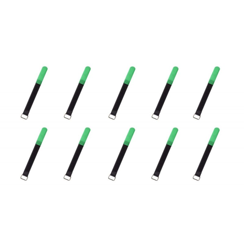 RockBoard Cable Ties, 10 pcs., Small - Green - 1