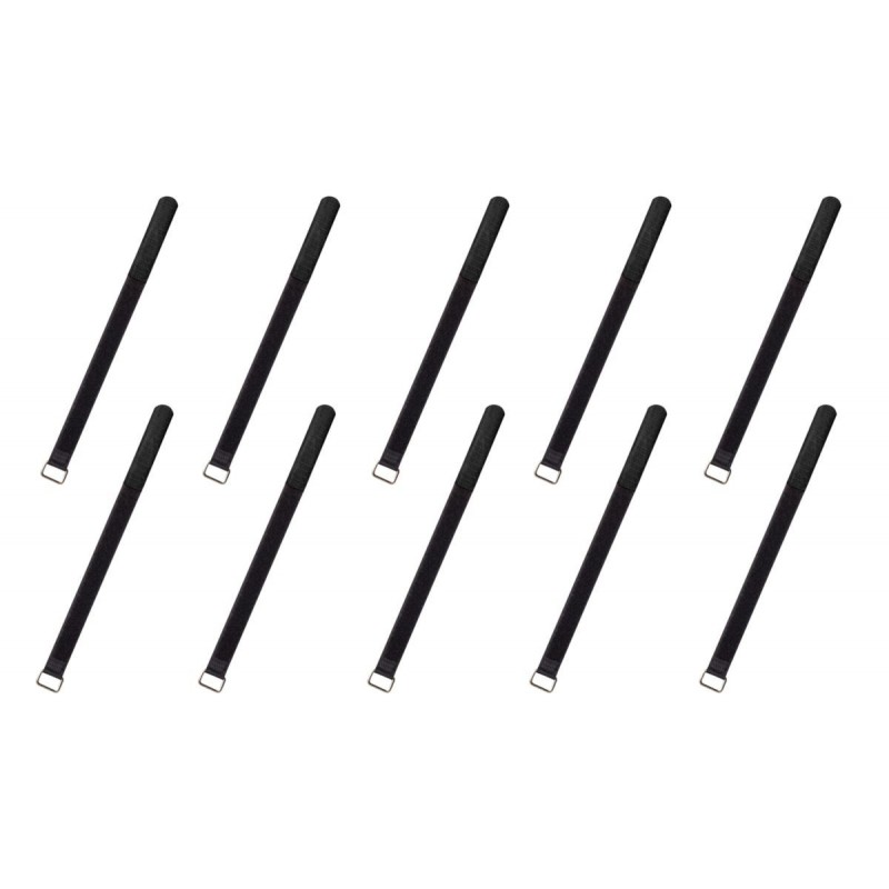 RockBoard Cable Ties, 10 pcs., Medium - Black - 1