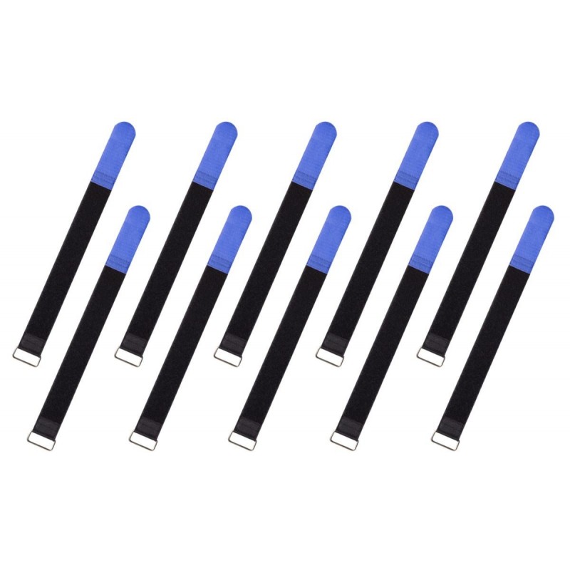RockBoard Cable Ties, 10 pcs., Large - Blue - 1