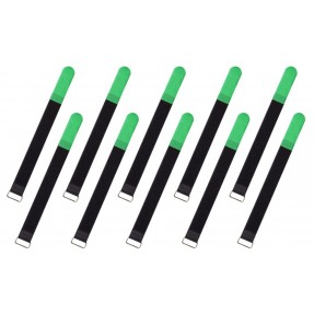 RockBoard Cable Ties, 10 pcs., Large - Green - 1