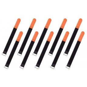 RockBoard Cable Ties, 10 pcs., Large - Orange - 1