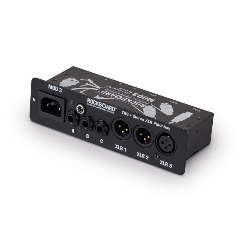 RockBoard MOD 3 V2 - All-in-One TRS & XLR Patchbay for Vocalists & Acoustic Players - 1