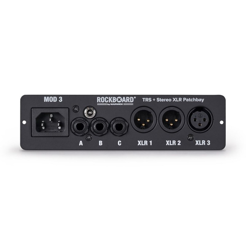 RockBoard MOD 3 V2 - All-in-One TRS & XLR Patchbay for Vocalists & Acoustic Players - 3