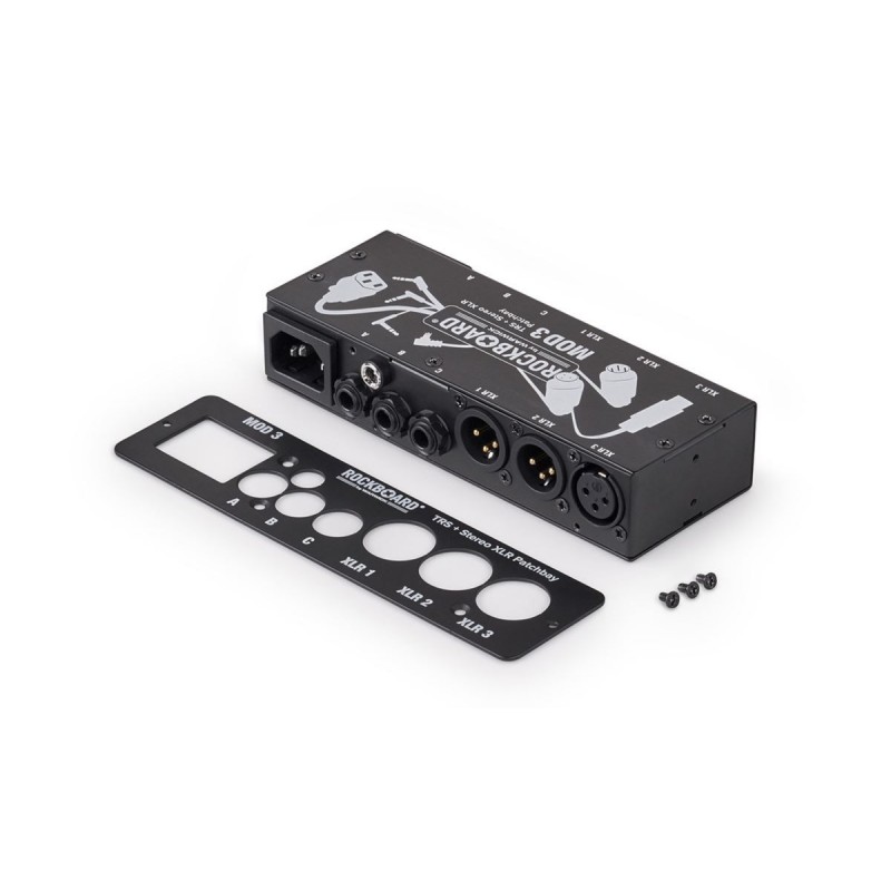 RockBoard MOD 3 V2 - All-in-One TRS & XLR Patchbay for Vocalists & Acoustic Players - 6