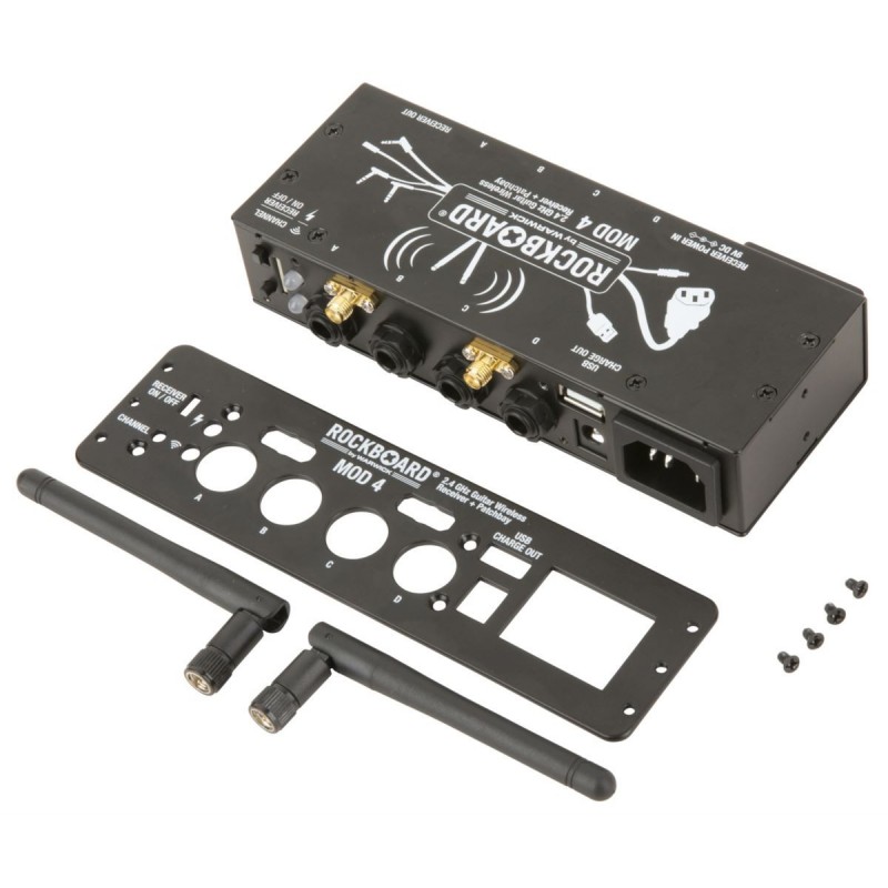 RockBoard MOD 4 - 2.4 GHz Guitar Wireless Receiver + TRS Patchbay - 7