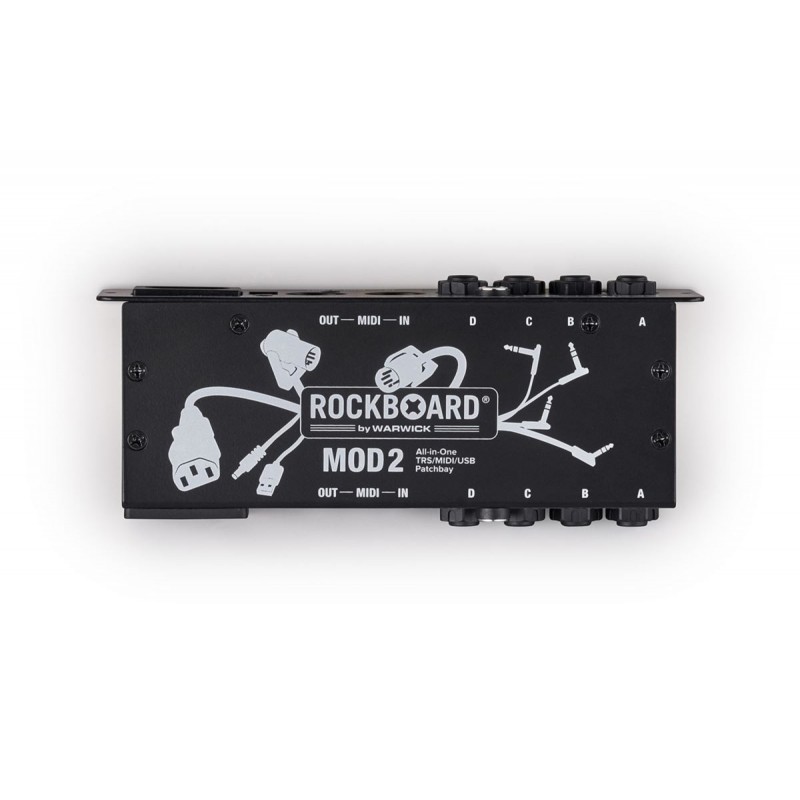 RockBoard MOD 2 V2 - All-in-One TRS, MIDI & USB Patchbay - 5