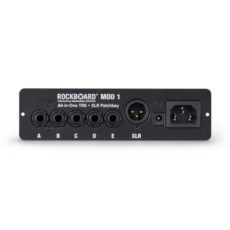 RockBoard MOD 1 V2 - All-in-One TRS & XLR, IEC & Barrel Patchbay - 3