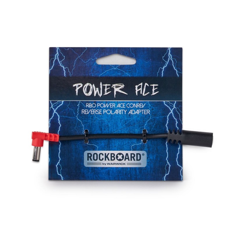 RockBoard Power Ace Polarity Converter, 2.1 x 5.5 mm barrel plug (-) center to (+) center 2.1 x 5.5 mm barrel socket - 2