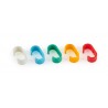 RockBoard Color Code Rings for Flat Patch Cables, 5 Colors, 2 pcs. each - 3